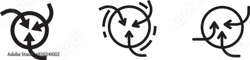 Strong suction icon , vector illustration