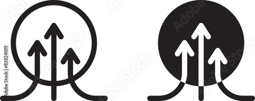 Strong suction icon , vector illustration