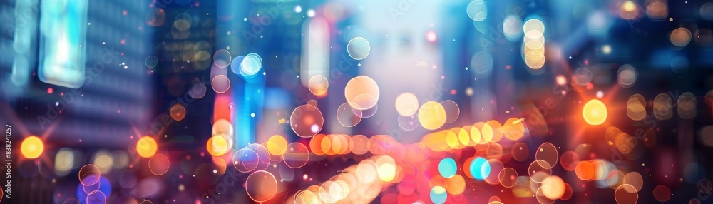 Abstract blurred image of buildings in the city Abstract blurred image of buildings in the city