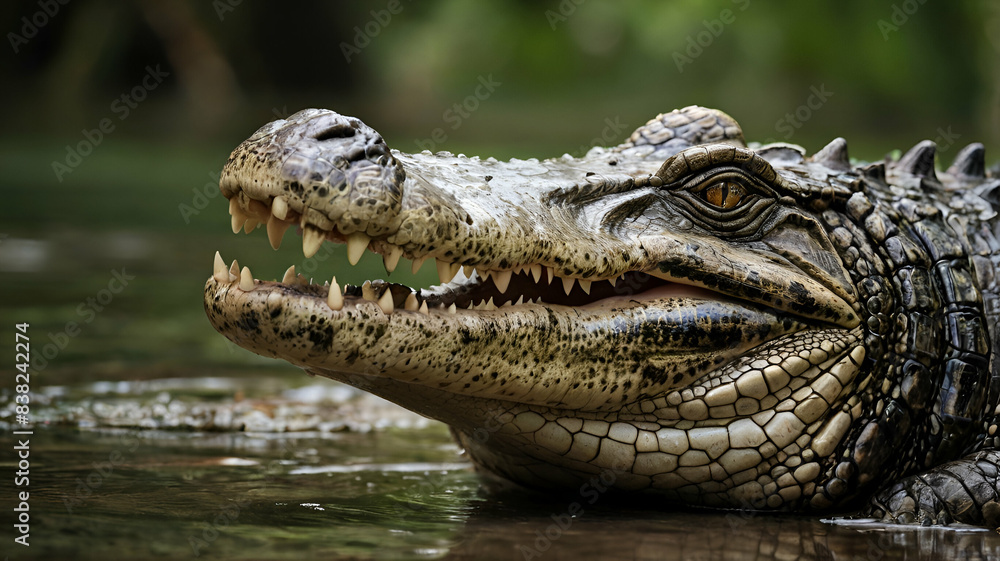 Close-Up of a Crocodile Close-Up of a Crocodile