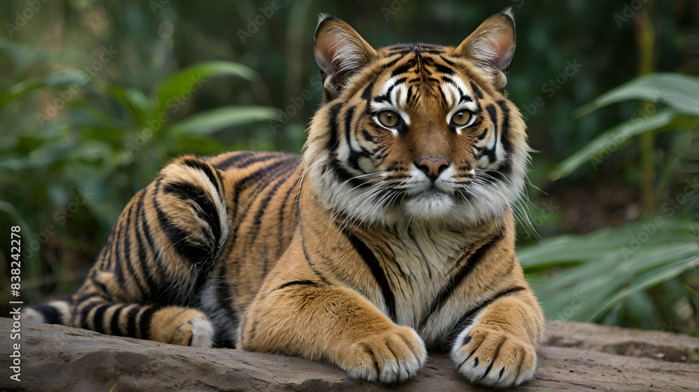 Naklejka premium Regal Tiger Resting