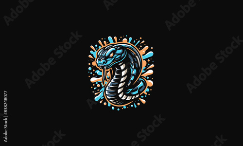 cobra angry vector illustration artwork design