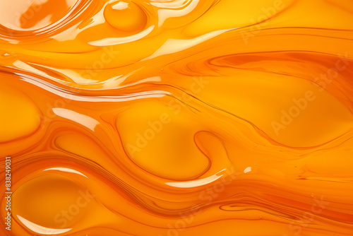 Honey background with natural golden honey texture, perfect for food and beverage designs, packaging, and branding. Generative AI