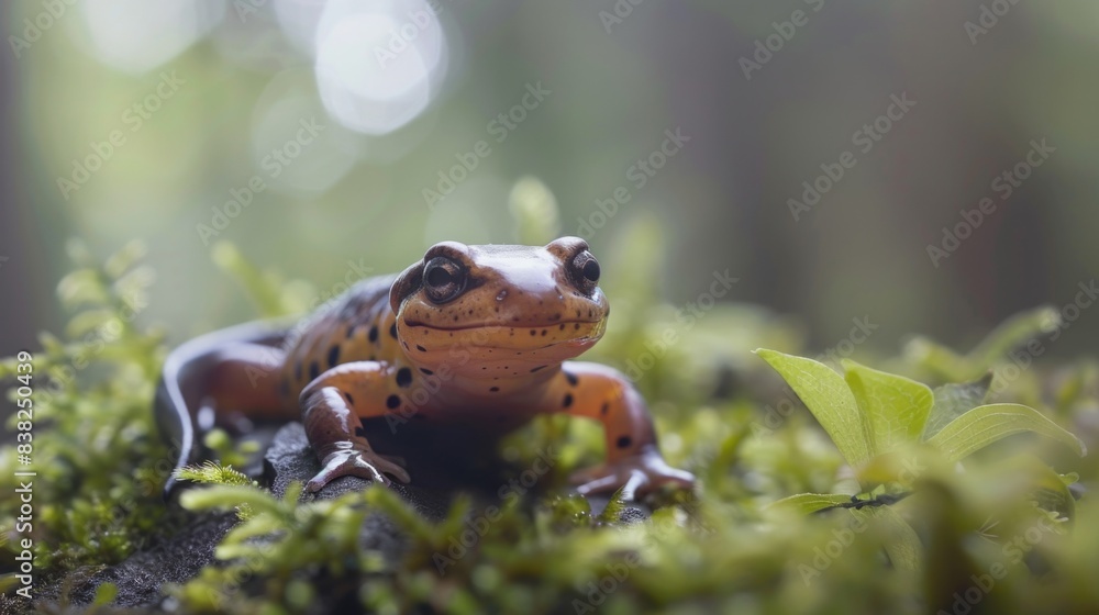 Fototapeta premium Salamander in nature, national geography, Wide life animals