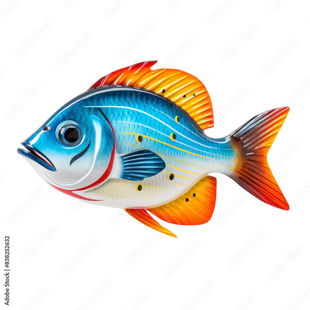 fish on a white background fish on a white background