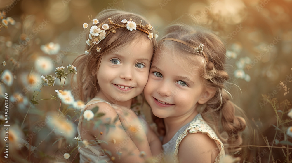 Obraz premium Happy childs celebrated Children's day