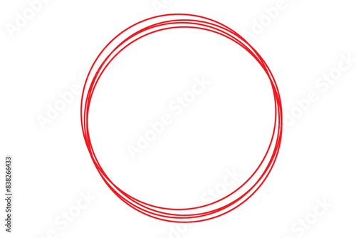 red hand drawn circle for highlighting text