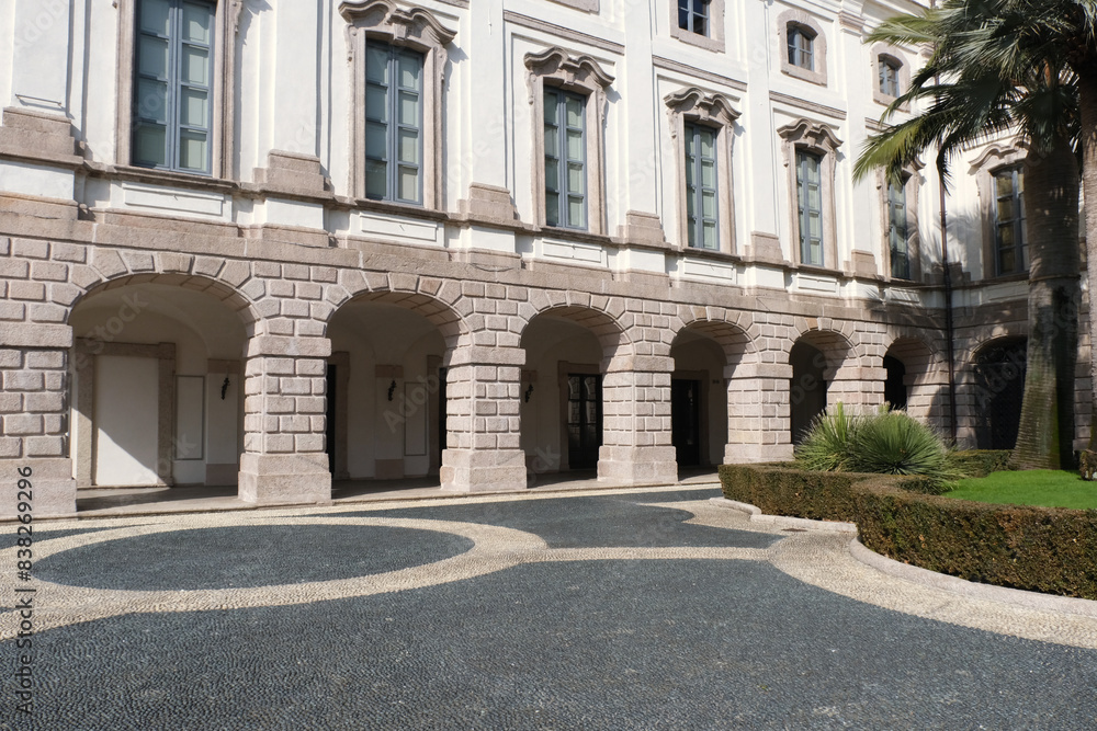 Il Palazzo Borromeo sull'Isola Bella sul Lago Maggiore. Il Palazzo Borromeo sull'Isola Bella sul Lago Maggiore.