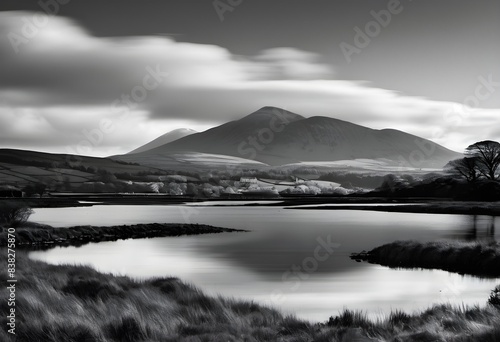 A view of the Isle of Arran in Scotland