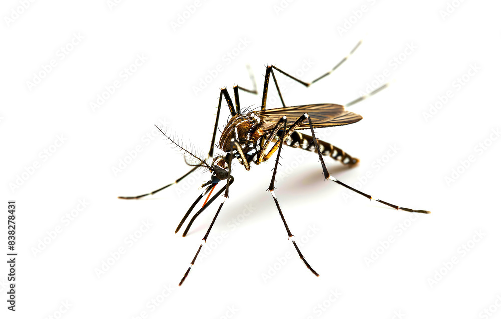 a mosquito on white Close-up a mosquito on white Close-up