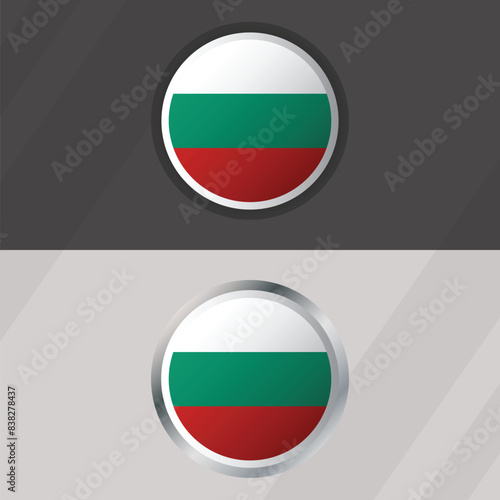 Free Download Vector Bulgaria Round Flag Template - GFXLoad