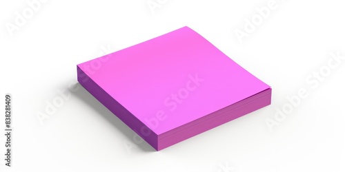 Sticky post it note isolated on transparent or white background memo reminder note pad organizer office paper square jotter message blank empty sheet © Michael