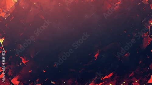 black and red dark background fire flame texture and smoke energetic anime vibes