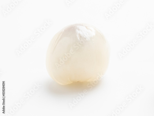 lychee on a white background