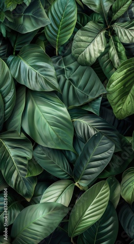 Close Up Of Dew-Covered Green Leaves In A Garden