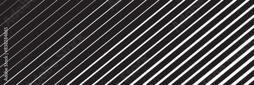 Stripes diagonal pattern. White on black. Vector illustration.