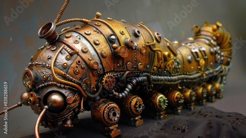 Steampunk Caterpillar. photo