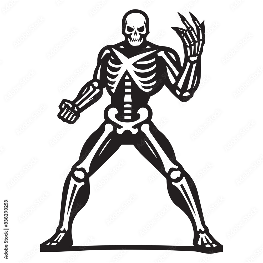 Funny, skeleton x man silhouette Funny, skeleton x man silhouette