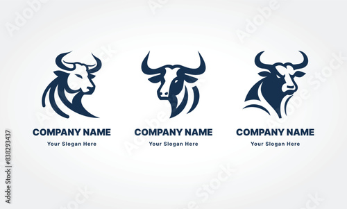 Powerful Bull Logo Vector for Your Brand