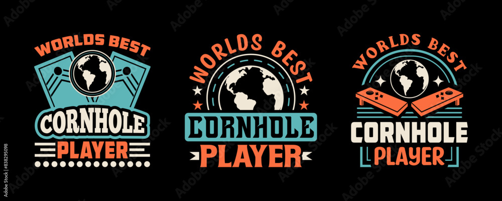 Worlds Best Cornhole Player SVG Cornhole Game Tshirt Bundle Cornhole Quote Design, TG 0010 Worlds Best Cornhole Player SVG Cornhole Game Tshirt Bundle Cornhole Quote Design, TG 0010