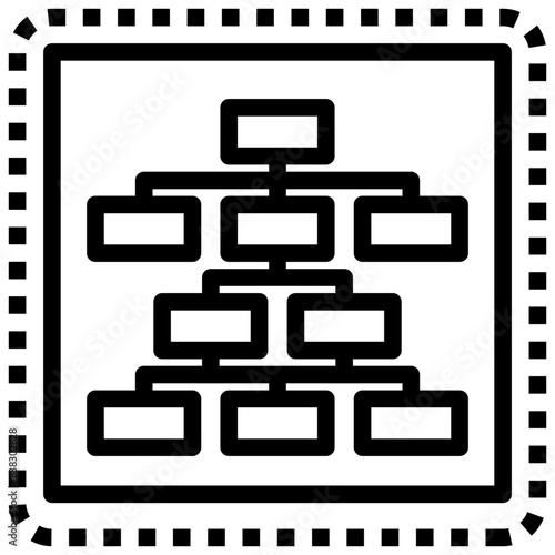 HIERARCHICAL STRRUCTURE,diagram,classification,framework,organized.svg
