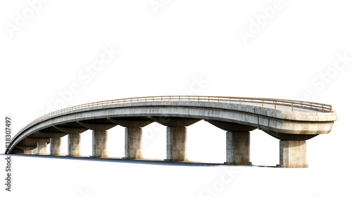 bridge, white background