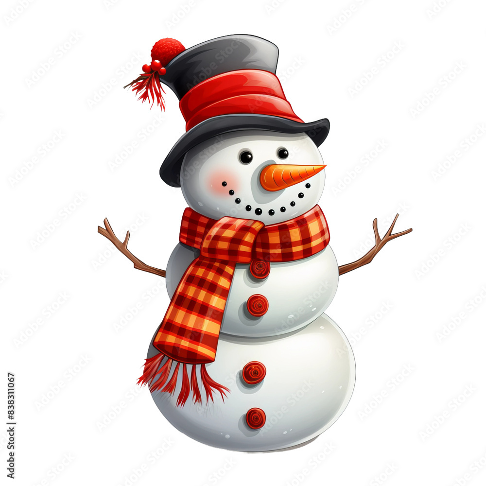 snowman isolated on white snowman isolated on white