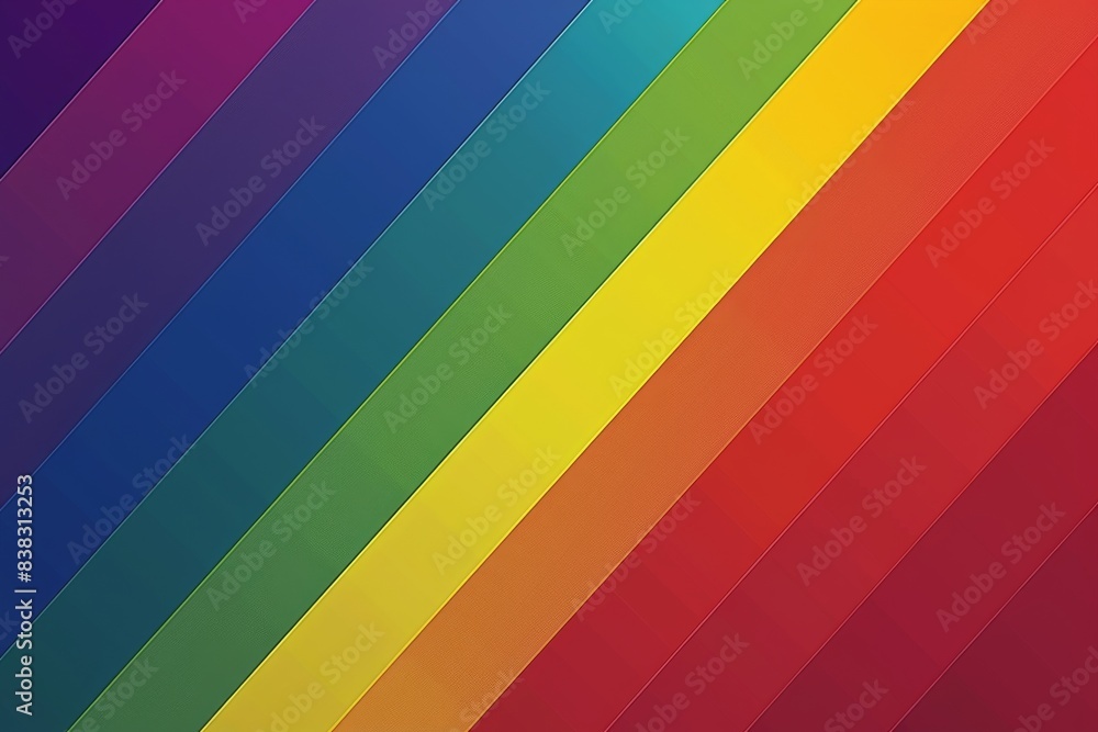 Striped rainbow background in vibrant colors creating a visually striking pattern ideal for themes of pride diversity and inclusivity in modern digital design Striped rainbow background in vibrant colors creating a visually striking pattern ideal for themes of pride diversity and inclusivity in modern digital design