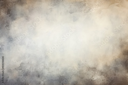 Watercolor abstract painted background on vintage paper background 