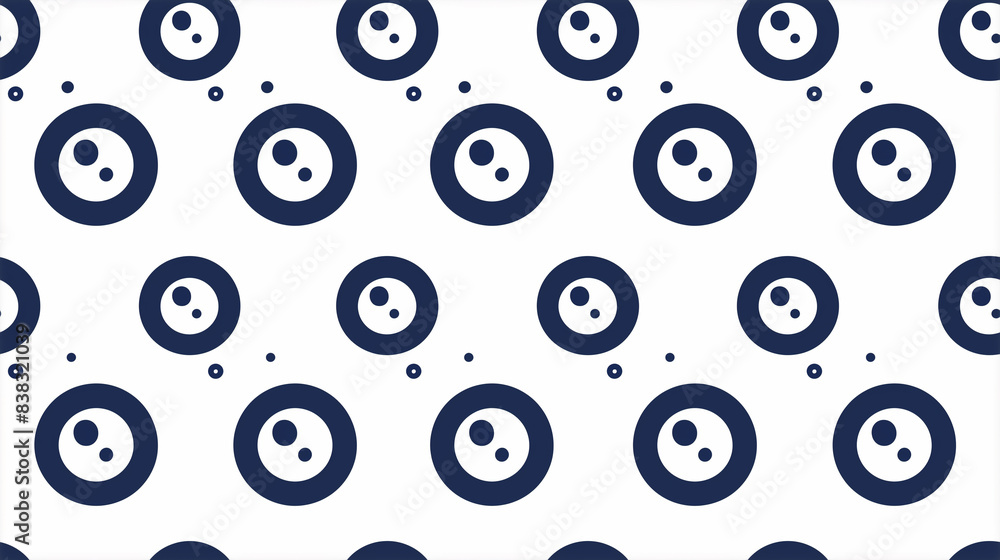 Navy blue circle pattern on white background. Navy blue circle pattern on white background.