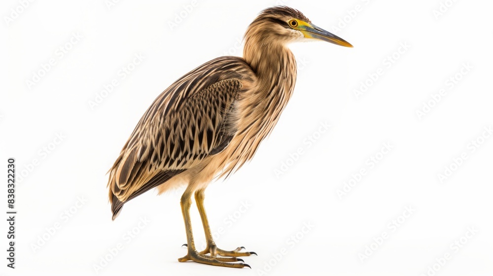 American brown heron bird isolated on background American brown heron bird isolated on background