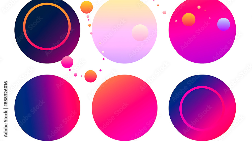 Round Circle Geometric Design. Graphic elements Round Circle Geometric Design. Graphic elements