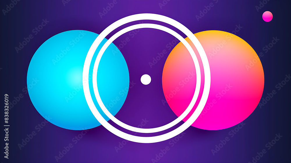 Round Circle Geometric Design. Graphic elements Round Circle Geometric Design. Graphic elements