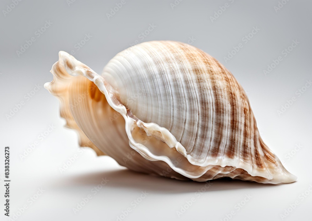 A Beautiful Sea Shell isolated on white Background A Beautiful Sea Shell isolated on white Background