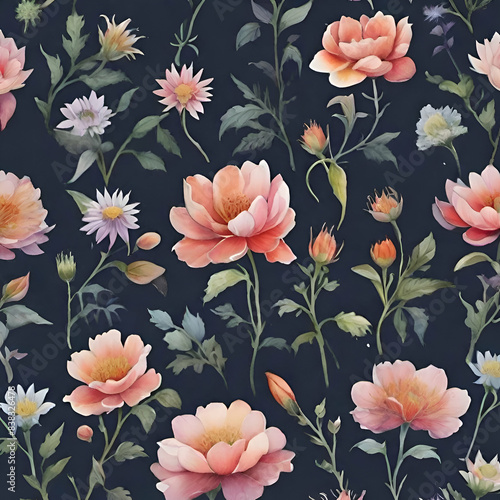 Wallpaper Mural Flower background  Torontodigital.ca