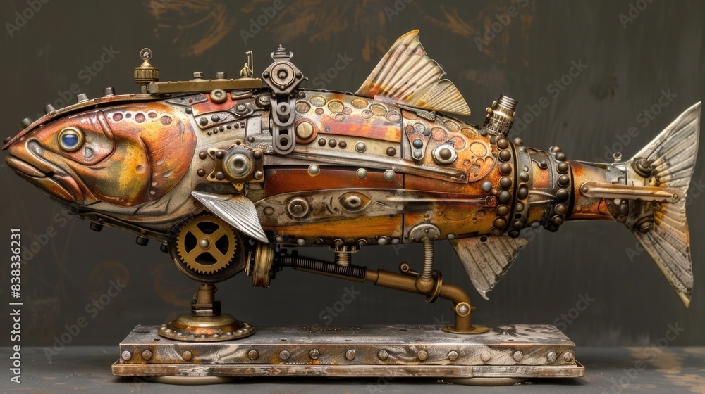 Fototapeta premium Steampunk Tarpon