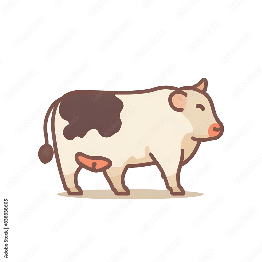 Dairy cow transparent, simple icon, PNG, can be used easily and conveniently. Dairy cow transparent, simple icon, PNG, can be used easily and conveniently.