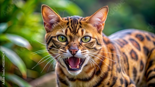 bengal cat portrait