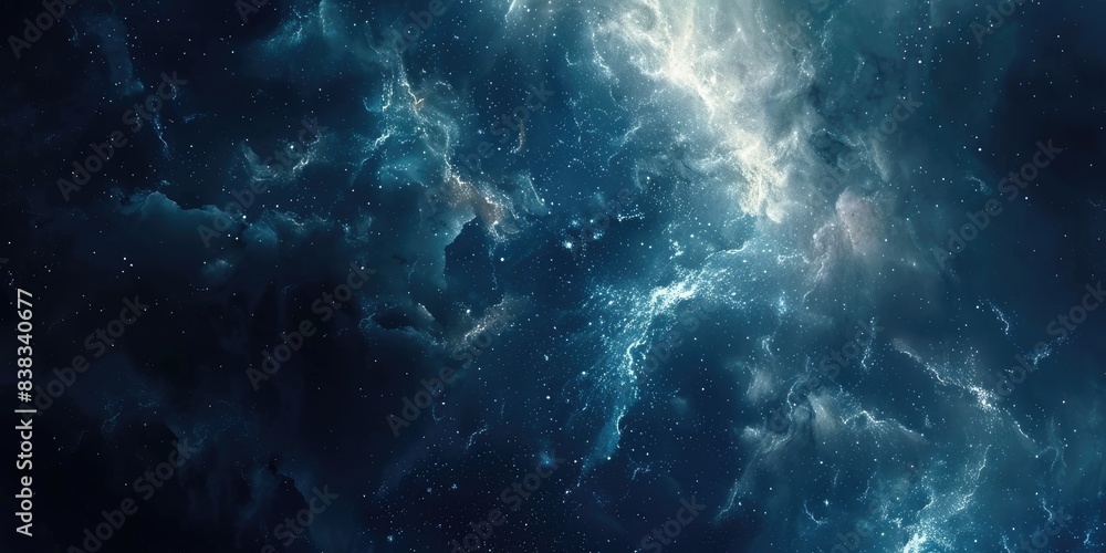 Obraz premium Colorful Galactic Cloud Formation