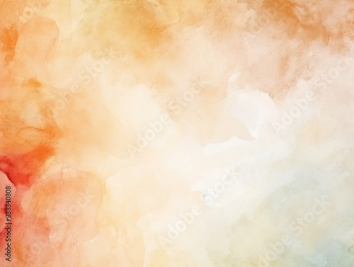 Watercolor abstract painted background on vintage paper background  © Michael