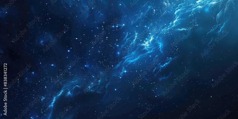 Cosmic Nebula with Vivid Colors Cosmic Nebula with Vivid Colors