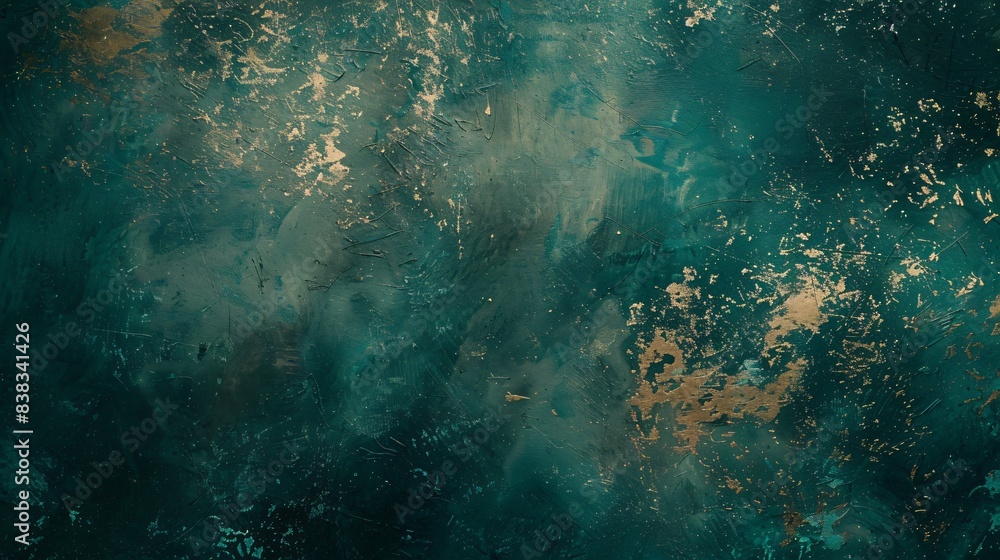 Obraz premium Close up view of abstract dark grunge background. Dark wall texture