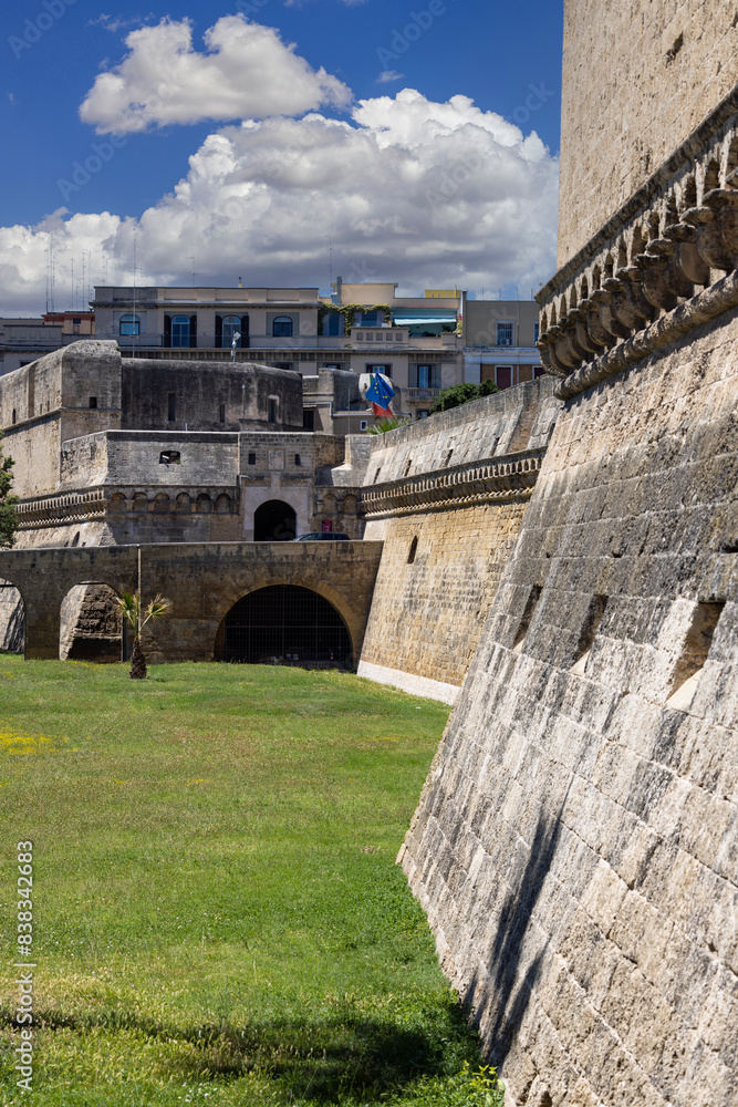 Medieval Norman-Swabian Castle (Castello Normanno-Svevo), Bari, Italy, Apulia