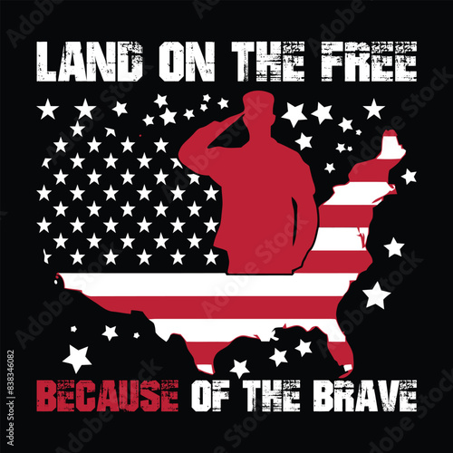 land on the free because of the brave