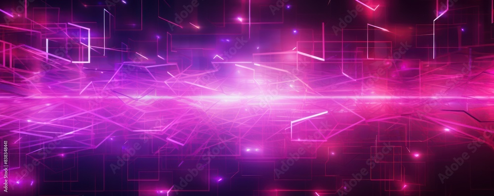 Abstract horizontal technology lines on a hi-tech future background network, with a white background motion speed design fast pattern