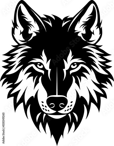 head wolf illustration