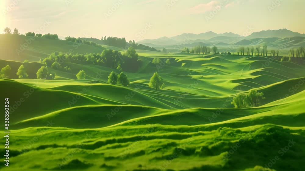 A landscape featuring a lush green field with rolling hills in the background, A serene landscape of rolling green hills and manicured fairways A landscape featuring a lush green field with rolling hills in the background, A serene landscape of rolling green hills and manicured fairways