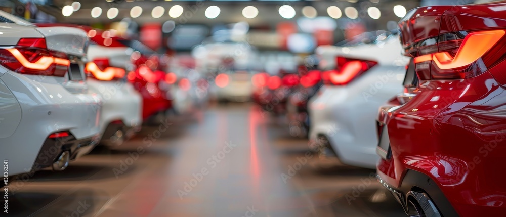 custom made wallpaper toronto digitalCar Sales Concept : A row of new cars on display for sale at a car dealership