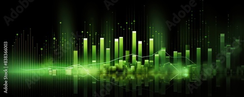 Abstract statistics chart wallpaper background illustration data visualization graph trend analysis line report charting tool statistical stock market growth company © Michael