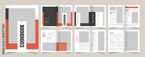 Cookbook Style Ebook Layout, Recipe Book Design